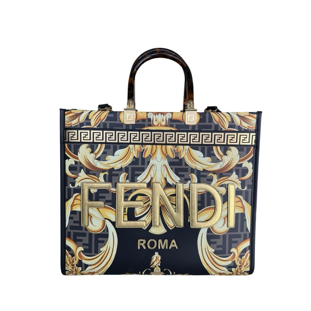 Fendi Versace Fendsace FF Baroque Sunshine Shopper Tote - Picture 2 of 12